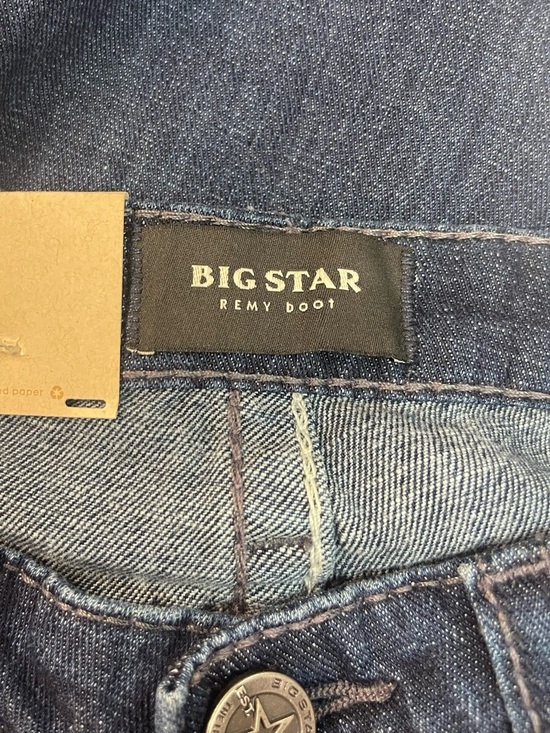 Big Star Remy Low Rise Boot Cut Jeans Blue - Picture 7 of 12